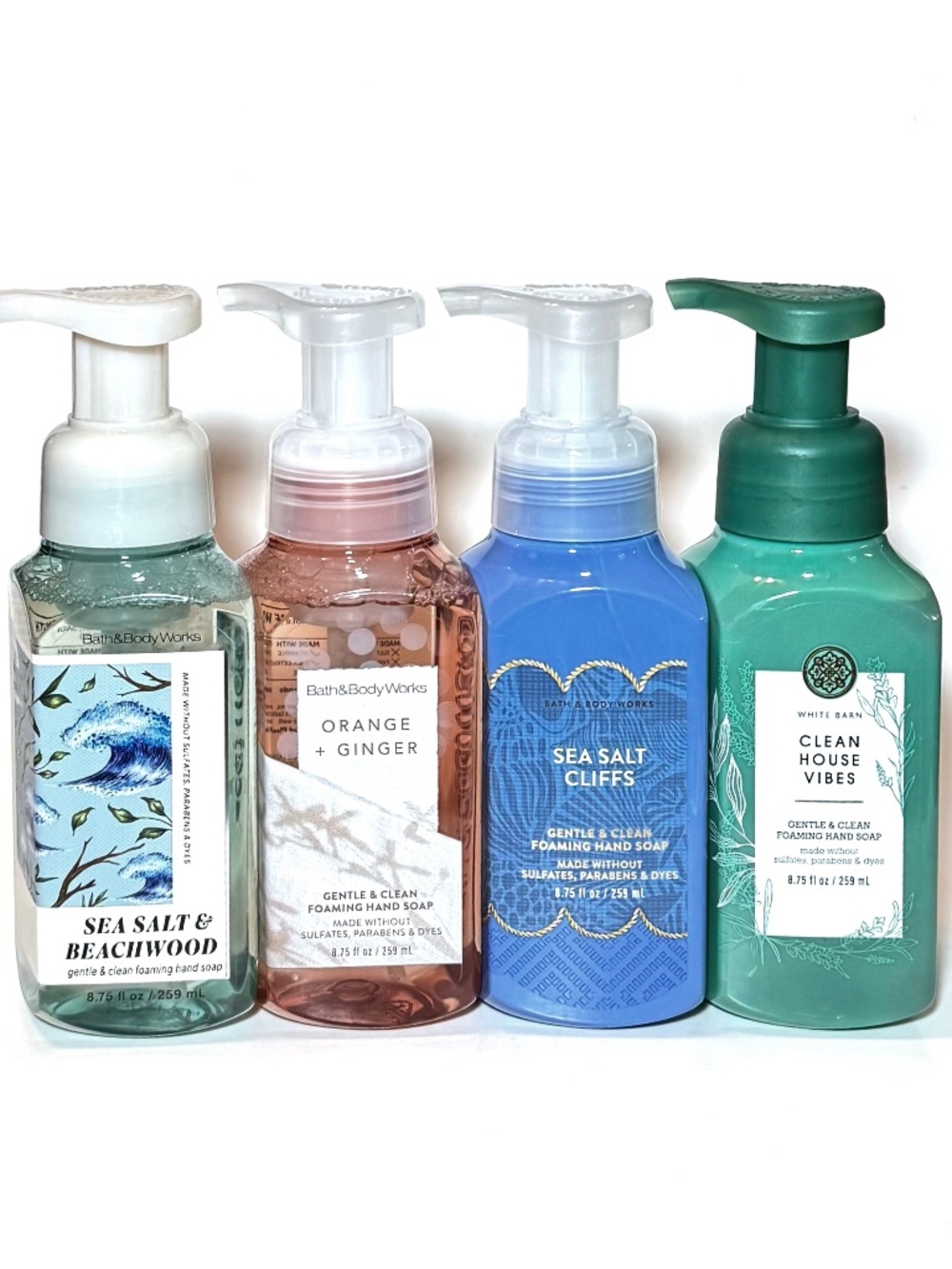 FOAMING HAND SOAP Variety 4 pk